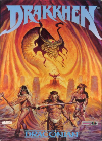 Drakkhen Amiga  box art